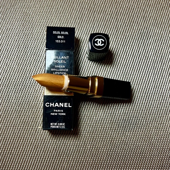 💯Auth Chanel Brilliant Soleil Sheer Brilliance Lipstick in “Gold” ULTRA RARE!!! - Picture 4 of 15
